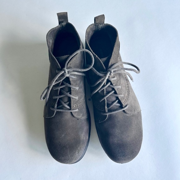 Men’s Sorel Brown Grey Suede Genuine Leather Lace Up Ankle Boots size 10.5 - Picture 5 of 14